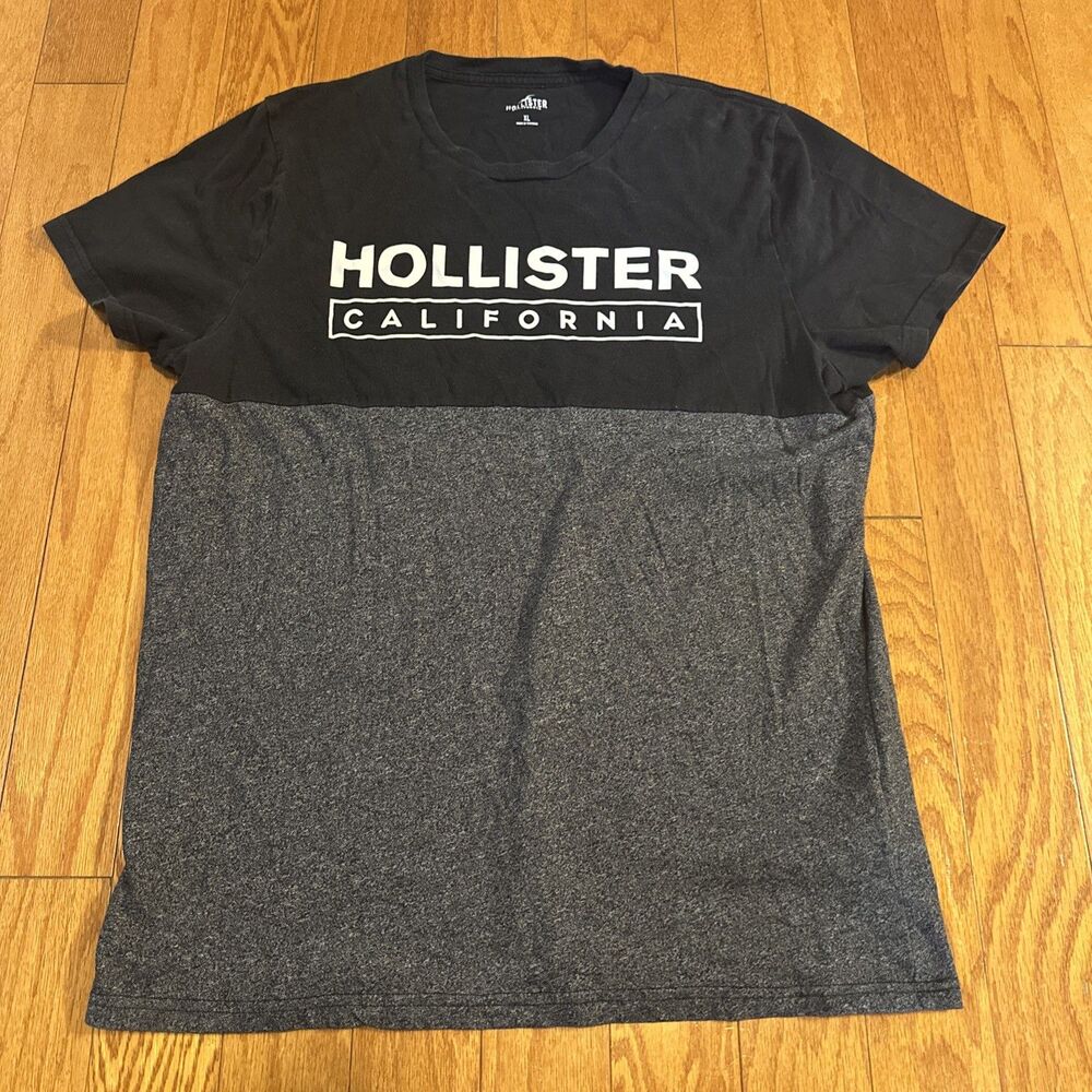 Hollister California Men's XL  Fitted Crewneck T-shirt  Blue